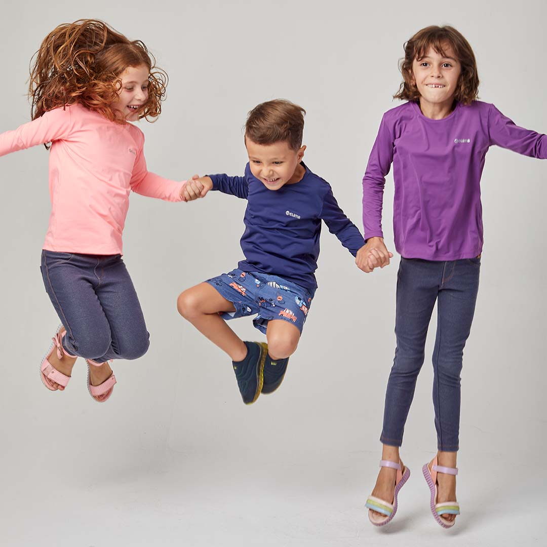 Dry Tech UV50+ Manga Longa Unissex Infantil