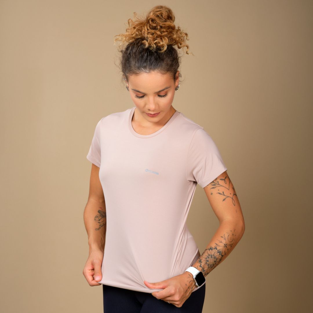 Dry Tech UV50+ Manga Curta Feminino