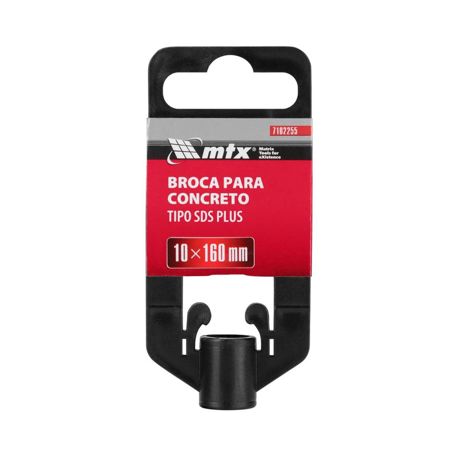 Kit 3 Unid Broca Concreto SDS Plus MTX Profissional 10mm x 160mm