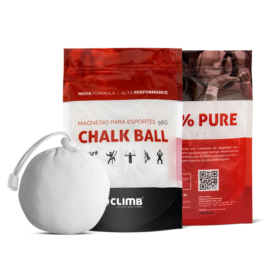 Kit 3 Unidades Magnésio Refil Chalk Ball 56g