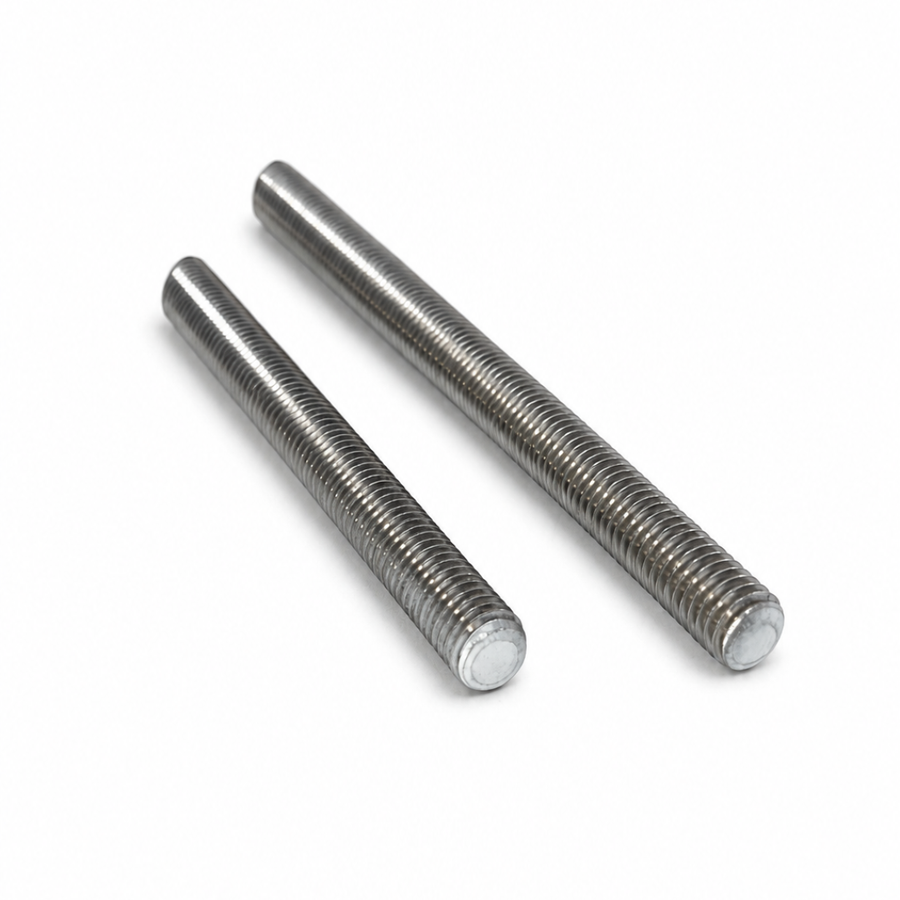 Barra Roscada Inox 304 1/2 13 Fios Chanfrada 20cm