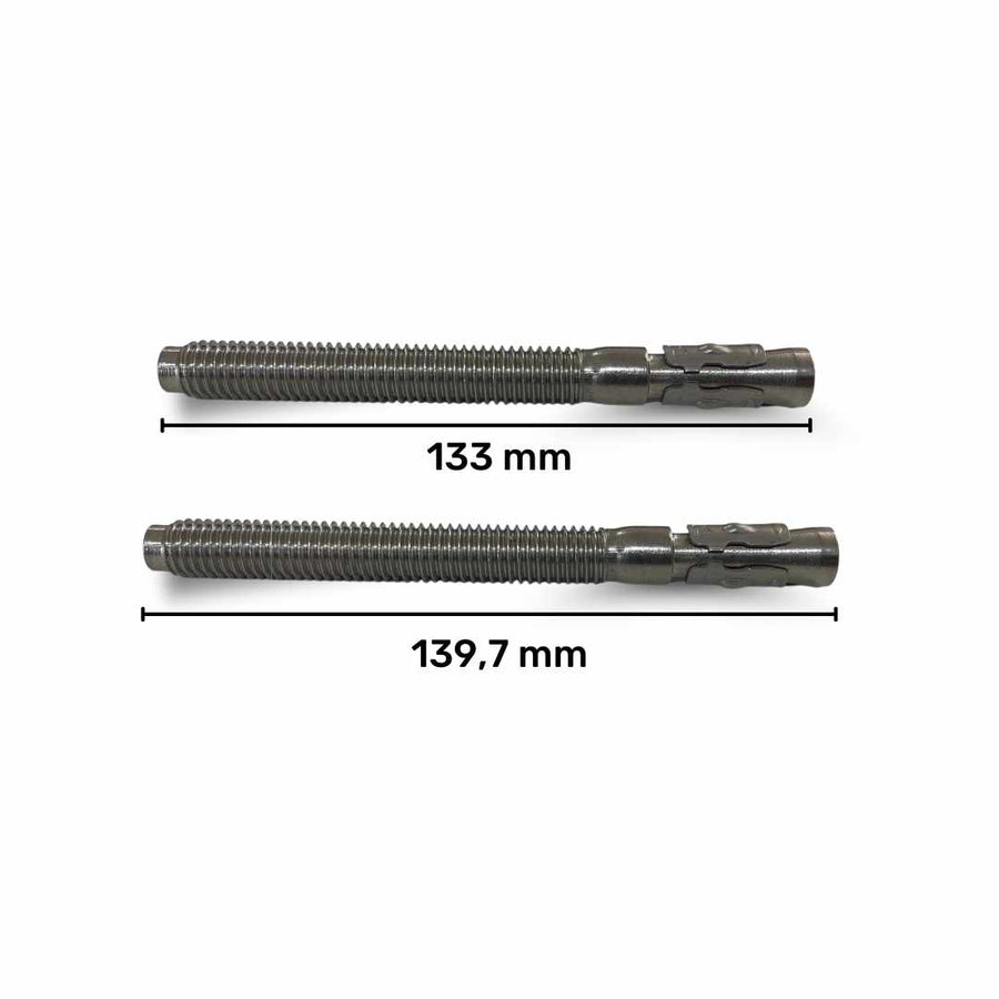 Chumbador Mecânico / Parabolt Inox - 1/2 x 5.1/2 (139,7 mm)