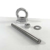 Kit 60 Unidades de Olhal Ancoragem + 60 Barras 14cm Inox + 4 Chumbador Químico WQI 44 345ml Linha De Vida 25kn + BRINDE Porcas e Arruelas