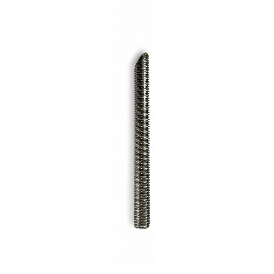 Barra Roscada Inox 304 1/2 13 Fios Chanfrada 14cm