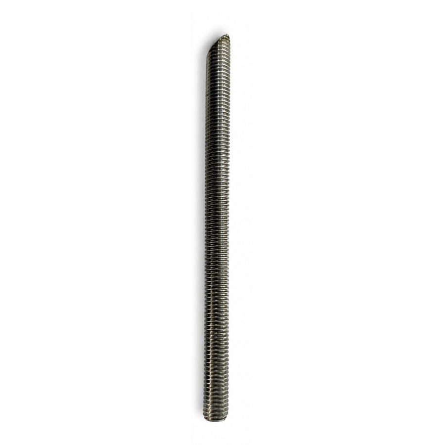 Barra Roscada Inox 304 1/2 13 Fios Chanfrada 20cm