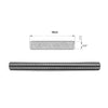Kit Olhal Ancoragem e Barra 14cm Inox Linha De Vida 25kn