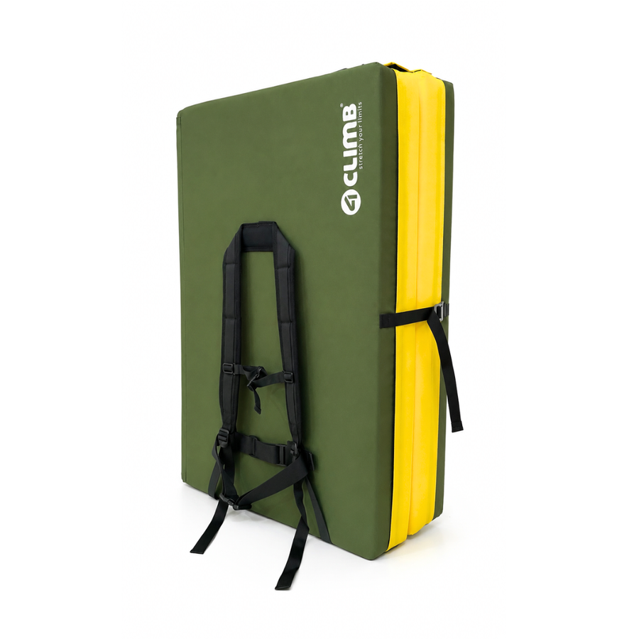 Crash Pad Duplo Verde e Amarelo