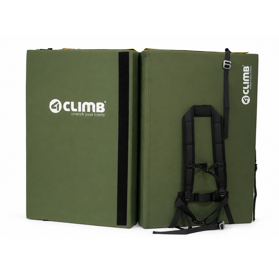 Crash Pad Duplo Verde e Amarelo