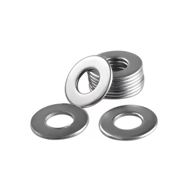 Kit C/ 100 Und Arruela 1/2 304 Fixação Em Aço Inox
