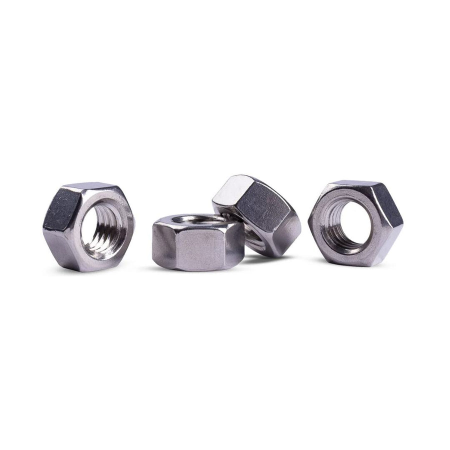 Porca Sextavada M6 Inox A2/304 Inox Passo 1,00 C/100 Peças