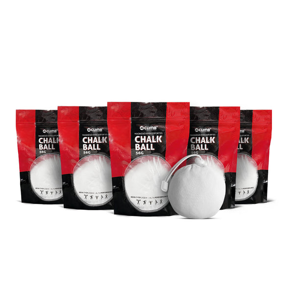 Kit 5 Unidades Magnésio Refil Chalk Ball 56g