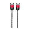 Kit 2 Unid Broca Concreto SDS Plus MTX Profissional 14mm x 210mm