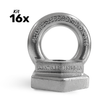 Kit 16 unidades Olhal de Ancoragem INOX 25kn linha de vida