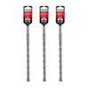 Kit 3 Unid Broca Concreto SDS Plus MTX Profissional 14mm x 260mm