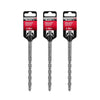 Kit 3 Unid Broca Concreto SDS Plus MTX Profissional 10mm x 160mm