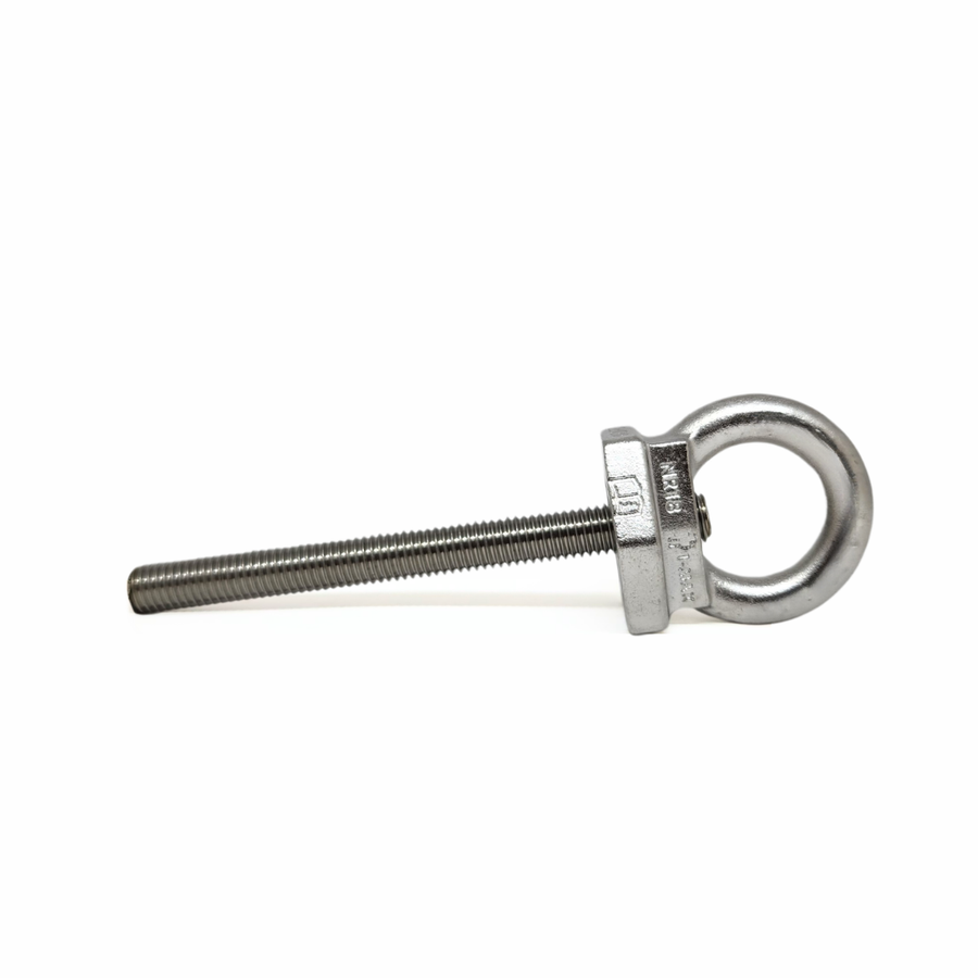 Kit 7 Unidades de Olhal de Ancoragem + 7 Barras 14cm 1/2 Polegada Inox Linha De Vida 25kn