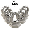 Kit 50 unid. Olhal de Ancoragem INOX 25kn linha de vida