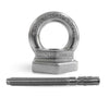 Kit 5 Unidades de Olhal de Ancoragem + 5 Chumbador Mecânico / Parabolt Inox - 1/2 x 5.1/2