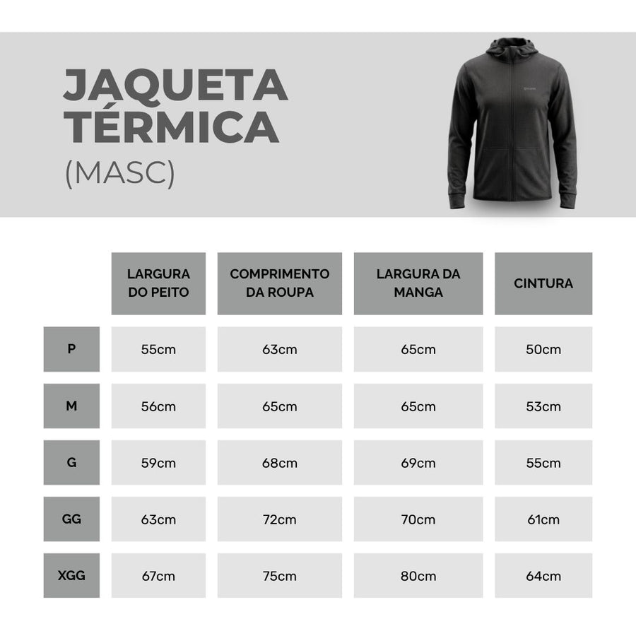 Jaqueta Térmica Masculino Esporte