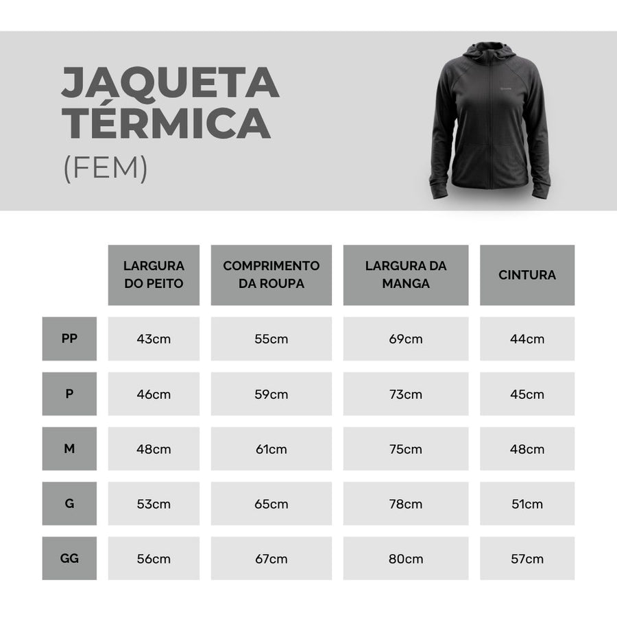 Jaqueta Térmica Feminina Esporte