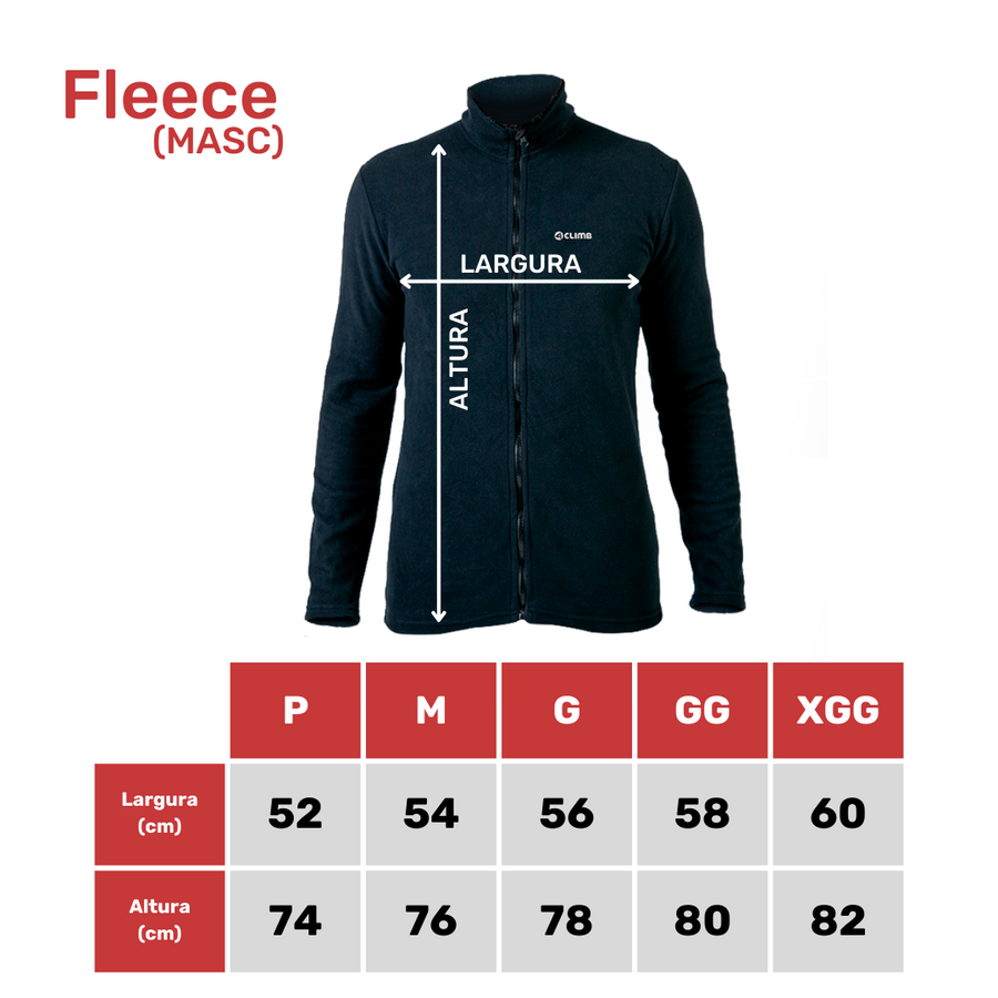 Jaqueta Sport Fleece Masculino