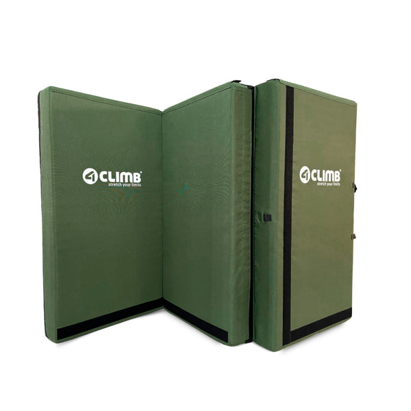 Crash Pad Triplo Verde Escuro – 4climb