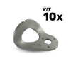 Kit 10x Chapeleta Aço