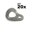 Kit 20x Chapeleta Aço