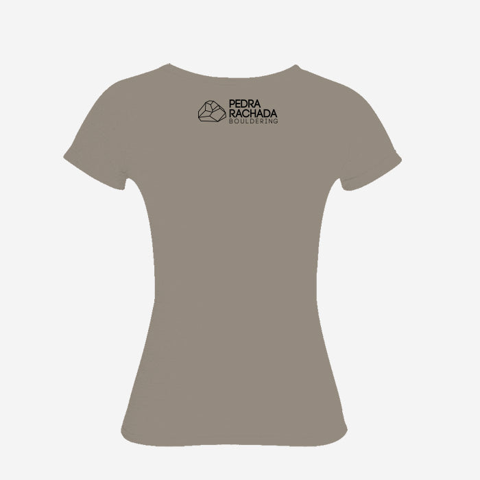 OUTLET - Camiseta Dry Confort Pedra Rachada Feminino Cinza Claro