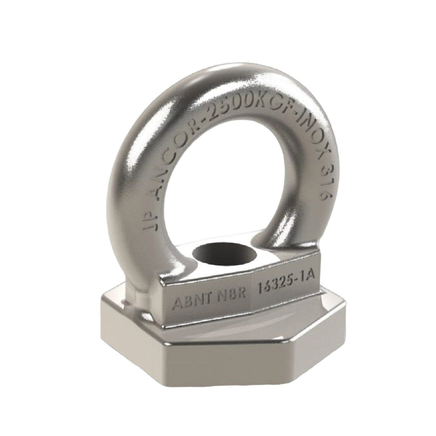 Kit 4 unidades Olhal de Ancoragem INOX 25kn linha de vida